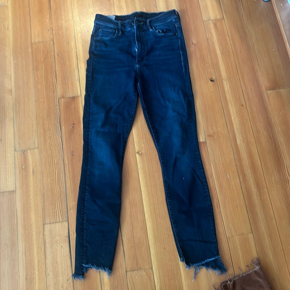 Mother jeans - The Stunner Zip - 2 step fray